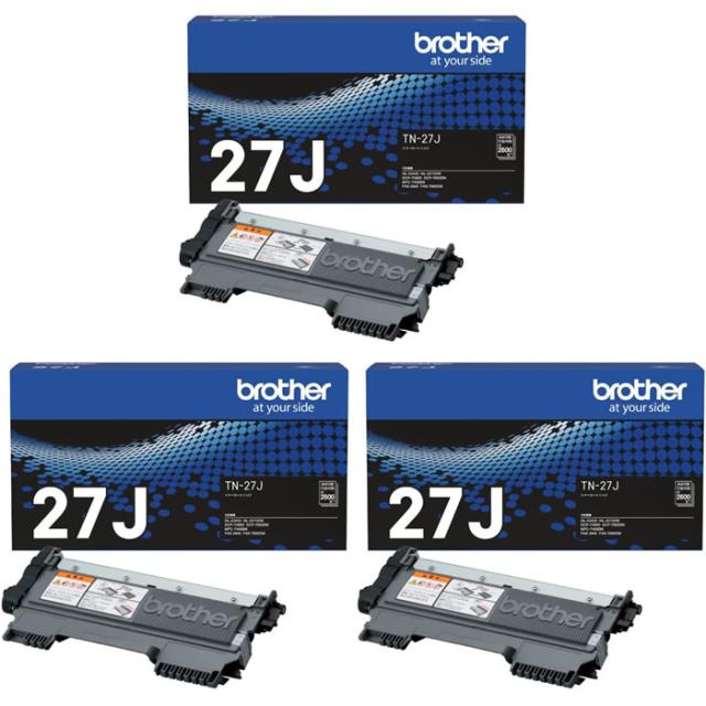 【送料無料】【3個セット】ブラザー 純正 トナーカートリッジ TN-27J ブラック 3個セット TN-27J-3SET