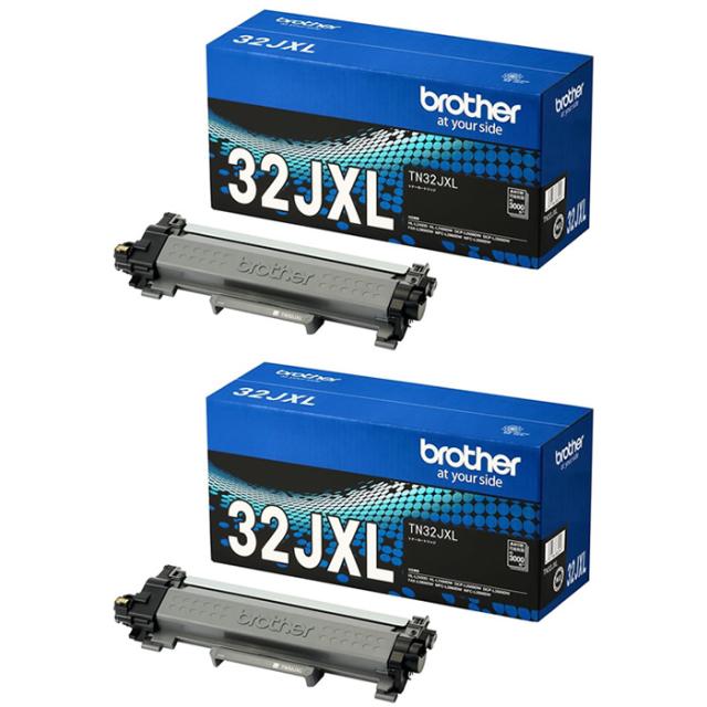 【2個セット】ブラザー 純正 トナーカートリッジ TN32JXL 2個セット TN32JXL-2SET brotherの通販は 13,709円