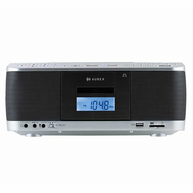 東芝 CDラジカセ SD/USB/CDラジオカセットレコーダー TY-CDX92-S シルバー リモコン付き Bluetooth ワイドFM