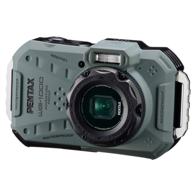 リコー コンパクトデジタルカメラ PENTAX WG-1000-OLIVE オリーブ ペンタックス 本格防水 アウトドアカメラの通販は 39,800円
