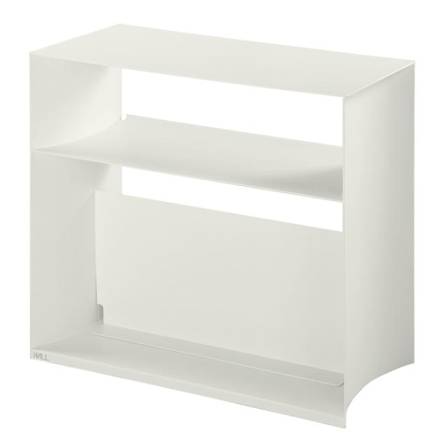 WALLデバイスワゴン A2対応 スチール製 WALLシリーズ WLAS95-SW サテンホワイト 白 マストバイの通販は 18,274円