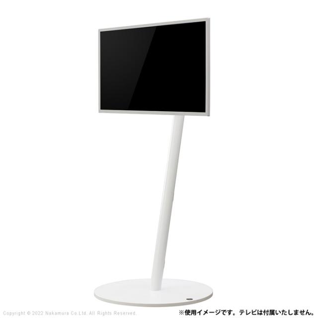テレビスタンド WALL A2 ロータイプ（サテンホワイト・キャスターベース） テレビスタンドはWALL～ A2 トップ | EQUALS（イコールズ）