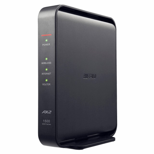 バッファロー Wi-Fiルーター Wi-Fi 6対応ルーター エントリーモデル WSR-1500AX2L ブラック BUFFALOの通販は 6,863円