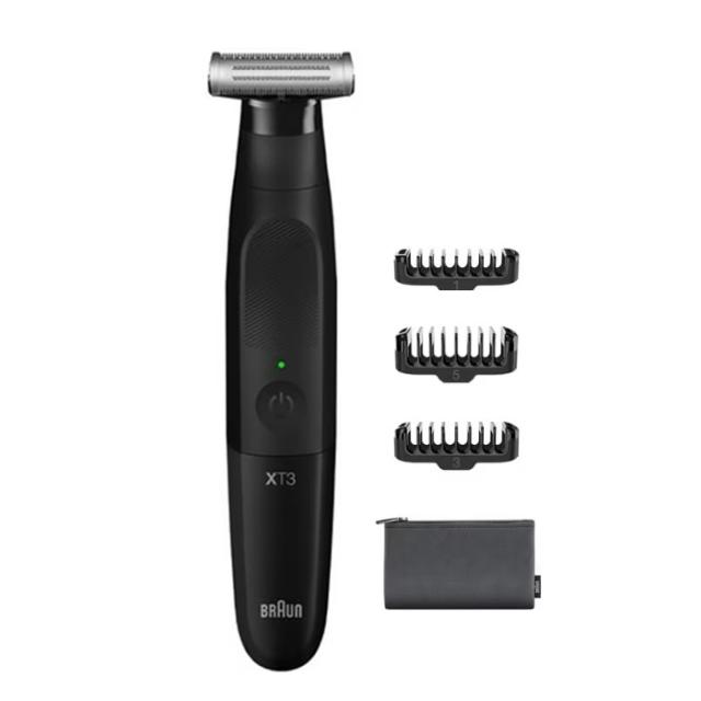 ブラウン メンズグルーミング ボディ＆フェイスグルーマー PRO X XT3000C ブラック 充電式 コードレス 防水設計 バリカン 髭剃り ボディシェーバー フェイスシェーバー