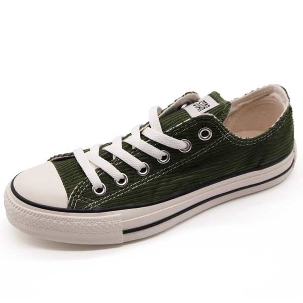 【大特価N】 コンバース オールスター スニーカー レディース 靴 ウォッシュド コーデュロイ ブラウン カーキ CONVERSE ALL STAR  WASHEDC｜au PAY マーケット