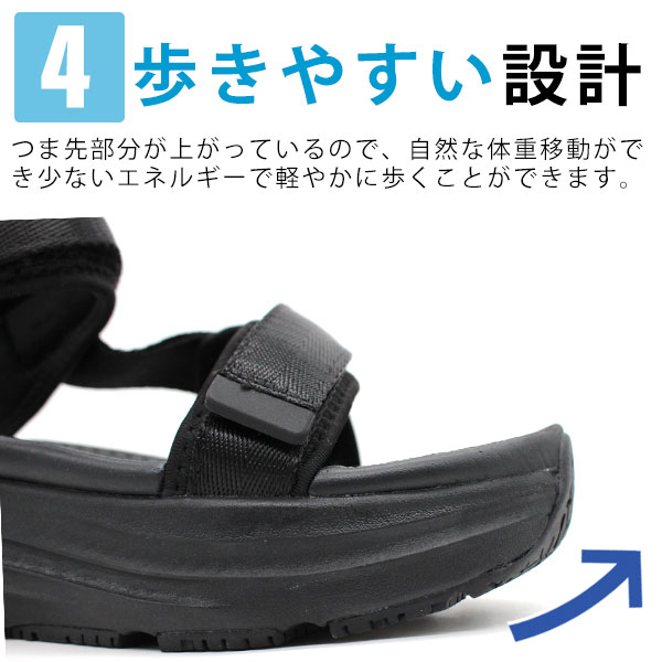 サンダル メンズ 運動競技サンダル リカバリーサンダル シャワーサンダル 疲れない レディース 厚底 テリック 靴 リカバリーシューズ 格好のいい 分かりやすい アウトドア スポーティー 夏 黒 黒いこと一般受け 海 スウィミングプール 座蒲団 雲 ALL ROADS S4 父の日