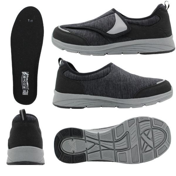 介護シューズ メンズ レディース 靴 コンフォートシューズ スリッポン