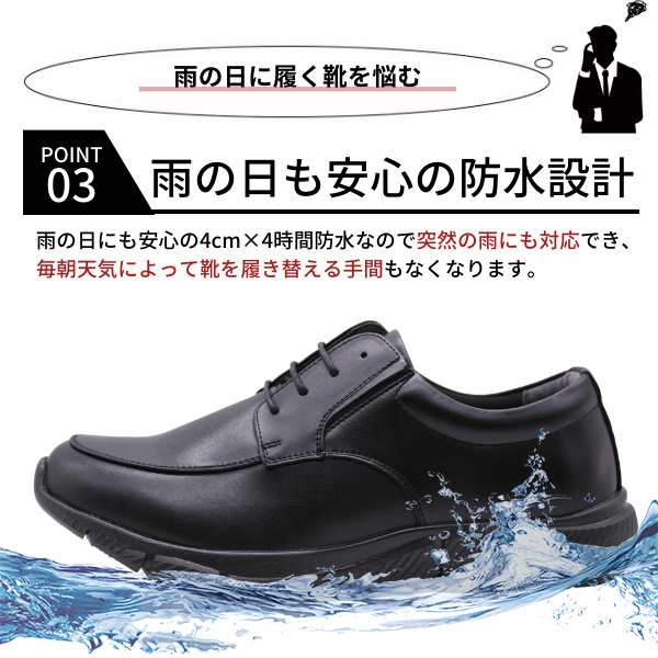 DUNLOP ダンロップ 防水 ウォーキングシューズ メンズ DR-4248