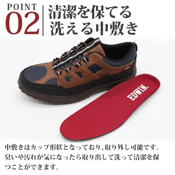スニーカー メンズ 靴 スリッポン 黒 茶 ブラック ブラウン ブルー 軽量 軽い ゴム紐 Edwin Edm 642 平日3 5日以内に発送の通販はau Pay マーケット 靴のニシムラ
