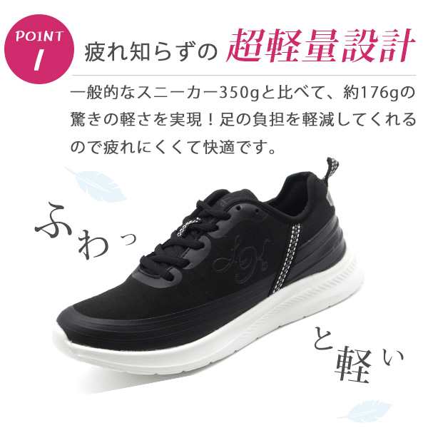 大きな取引 ブラック 黒 靴 レディース スニーカー ネイビー 軽量 グレー 靴