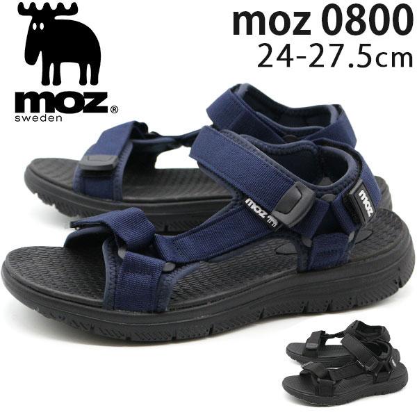 モズ メンズ サンダル 靴 スポーツサンダル 黒 ブラック ネイビー 軽量