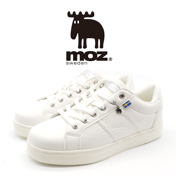 スニーカー レディース キッズ 子供 靴 白 黒 ホワイト ブラック 軽量 軽い おしゃれ シンプル 可愛い モズ Moz Mz 805の通販はau Pay マーケット 靴のニシムラ