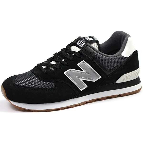 ニューバランス スニーカー メンズ 靴 黒 ブラック グレー スエード クッション 疲れない 軽量 軽い New Balance Ml574 Spu Sptの通販はau Pay マーケット 靴のニシムラ