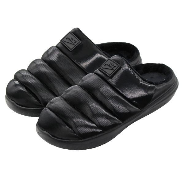 ナイキ サンダル レディース 靴 ブラック 黒 スリッパ ルームシューズ 暖かい 軽量 軽い ボア フリース おしゃれ 自宅 仕事 オフィス ナイキ バロウ W NIKE BURROW SEの通販は