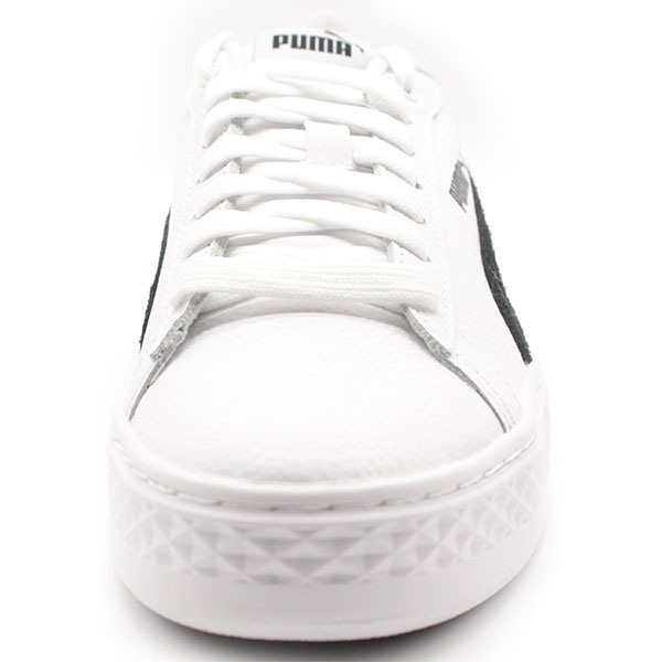 プーマ レディース スニーカー 靴 白 黒 ホワイト ブラック クッション 人気 シンプル クッション 疲れにくい レザー 通勤 通学 Puma Smaの通販はau Pay マーケット 靴のニシムラ