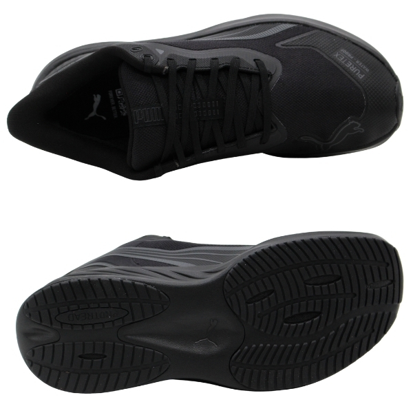 プーマ スニーカー メンズ 靴 シューズ 黒 ブラック 白 ホワイト 防水