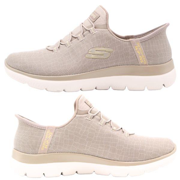スケッチャーズ スニーカー レディース スリッポン ウォーキング