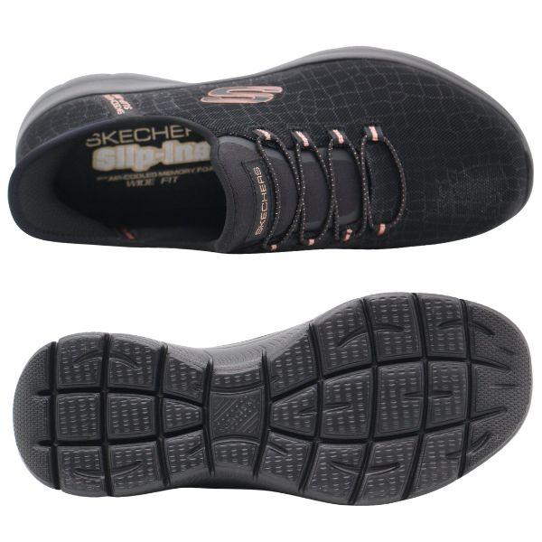 スケッチャーズ スニーカー レディース スリッポン ウォーキング