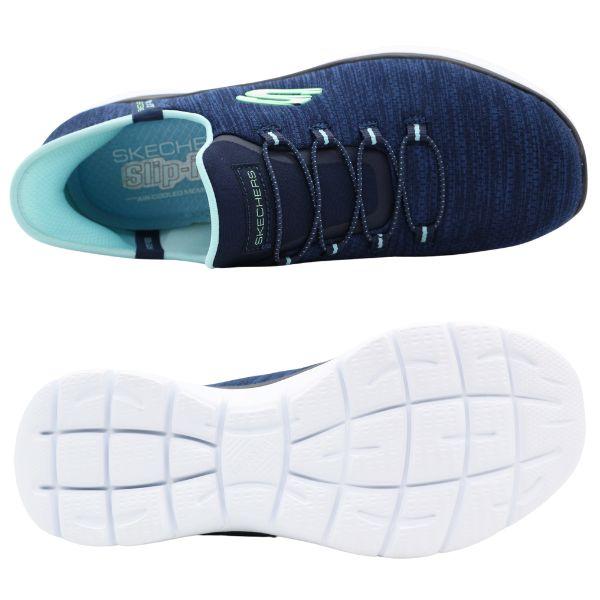スケッチャーズ スリップインズ 24.5cm ネイビーカラー スケッチャーズ