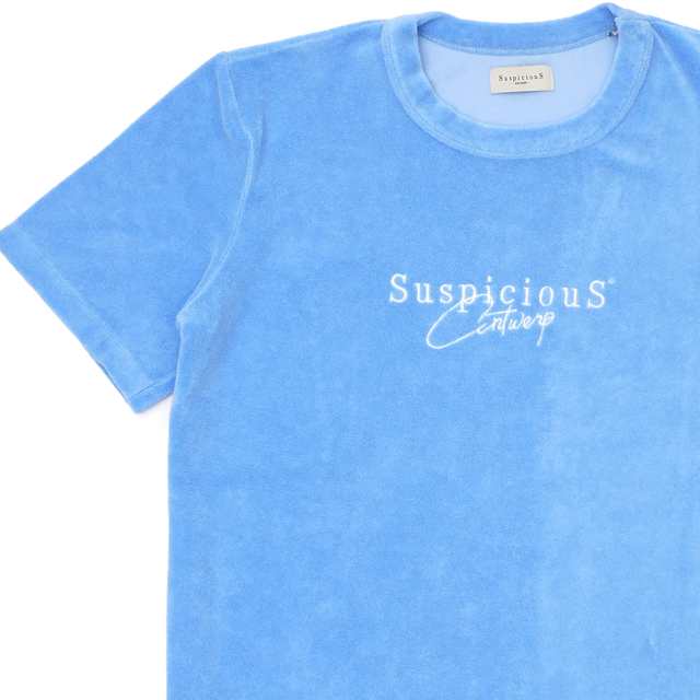 【数量限定特別価格】 新品 サスピシアス アントワープ SuspiciouS Antwerp The Vintage Towel T-Shirt  パイル Tシャツ BLUE ブルー 青 ｜au PAY マーケット