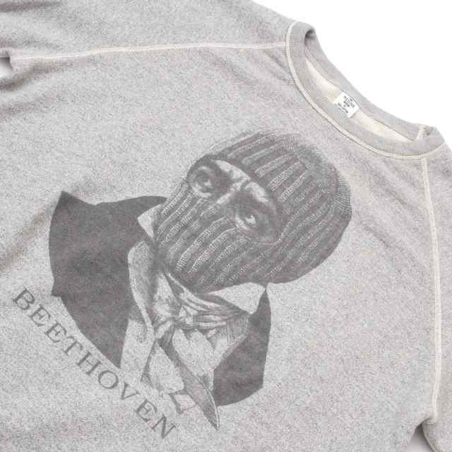 【数量限定特別価格】 新品 ネクサスセブン NEXUS7 BEETHOVEN CREW NECK SWEAT スウェット GRAY グレー 灰色  SWT/HOODY｜au PAY マーケット