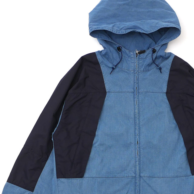 indigo mountain wind parka