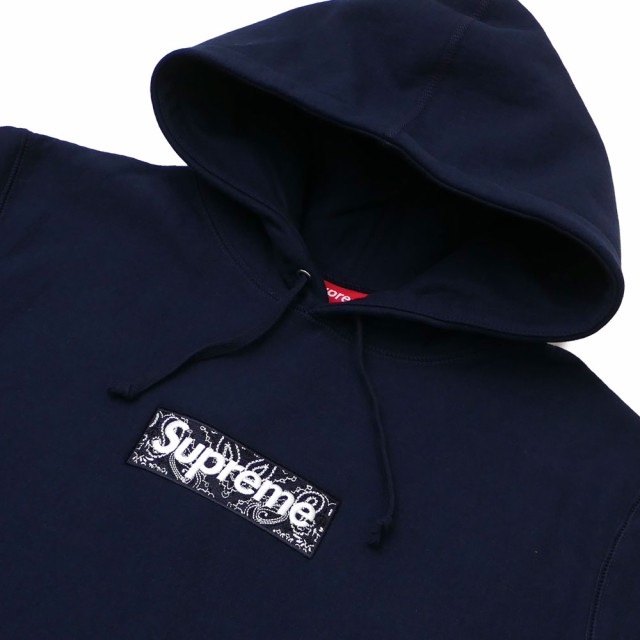 Bandana Box Logo Hooded Sweatshirt 黒 M