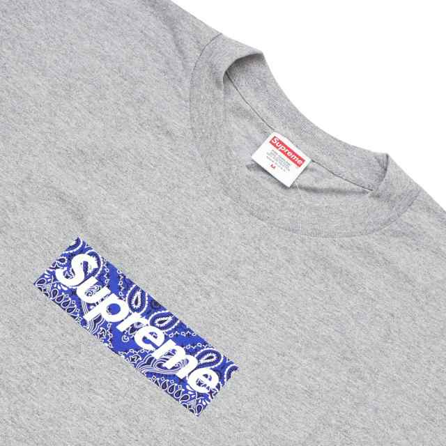 grey supreme box logo tee