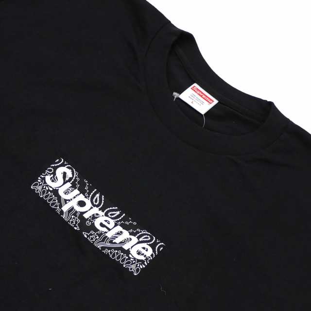 supreme box logo t shirt black