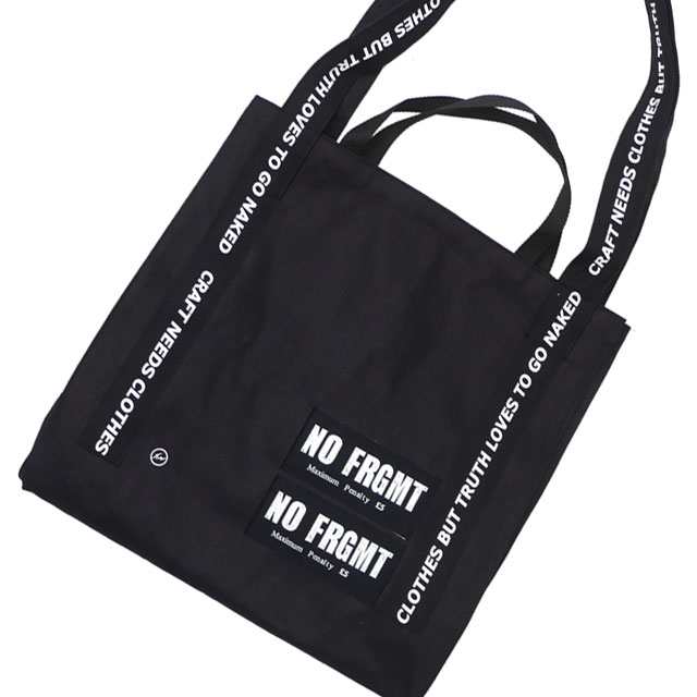 新品 フラグメントデザイン Fragment Design X エーケーエーシックス Aka Six No Frgmt Tote Bag トート バッグ Black ブラック グッズの通販はau Pay マーケット クリフエッジ