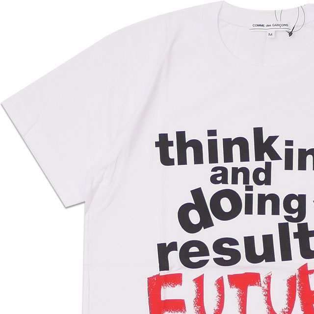 新作 新品 コムデギャルソン Comme Des Garcons Emergency Special Tee Thinking Tシャツ White ホワイト 白 半袖tシャツの通販はau Pay マーケット クリフエッジ