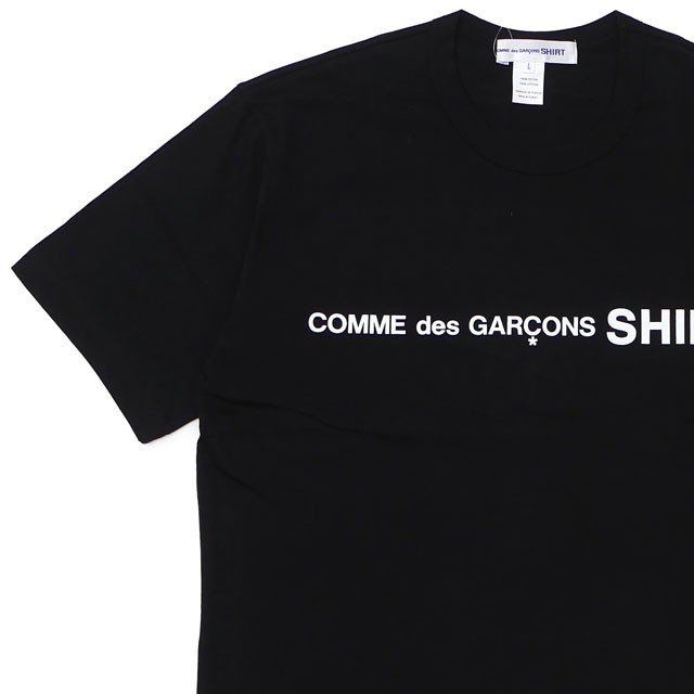 新品 コムデギャルソン シャツ Comme Des Garcons Shirt Plain With Front Logo Tee Tシャツ Black ブラック 黒 半袖tシャツの通販はau Pay マーケット クリフエッジ