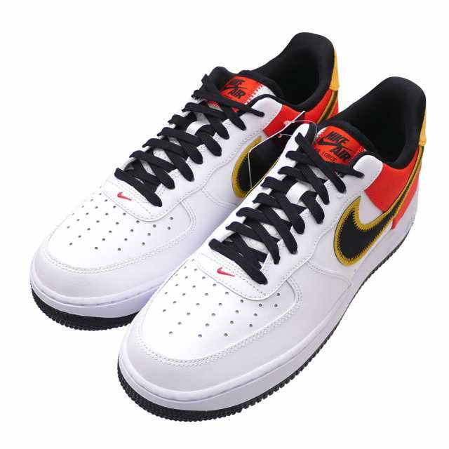 nike air force 1 white black orange