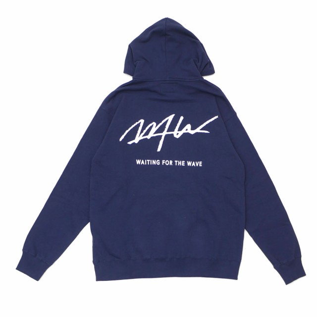 新品 ダブルティー WTW ORGANIC C LOGO HOODIE パーカー BLUE ブルー