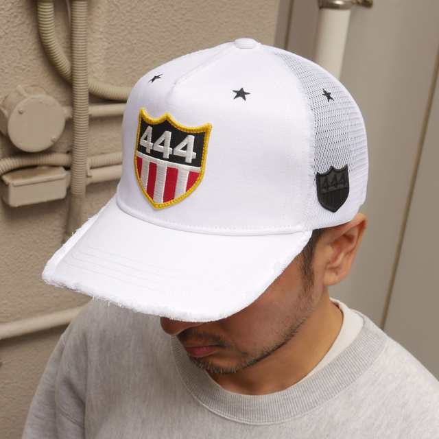 新品 ヨシノリコタケ YOSHINORI KOTAKE EMBLEM 444LOGO MESH CAP