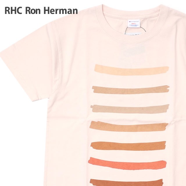新品 ロンハーマン RHC Ron Herman x チャンピオン Champion Rainbow Crewneck Tee Tシャツ PINK  ピンク 半袖Tシャツ｜au PAY マーケット