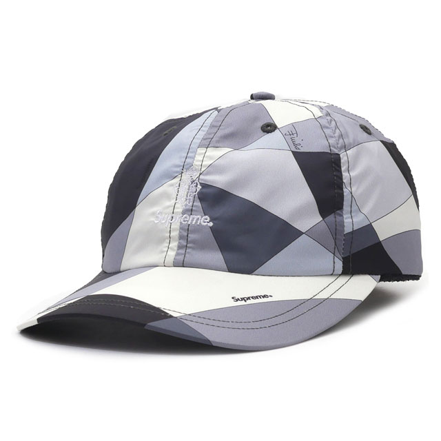 新品 シュプリーム SUPREME x エミリオ・プッチ Emilio Pucci 6-Panel Cap キャップ BLACK ブラック 黒 ヘッドウェアの通販は 29,244円