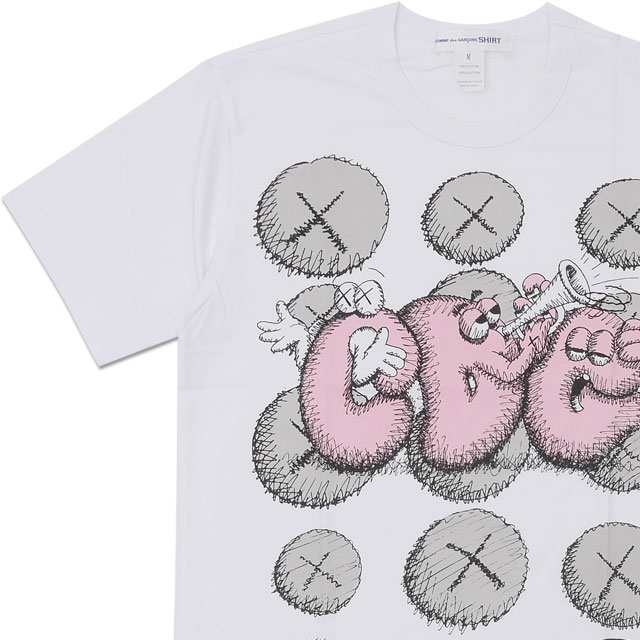 数量限定特別価格】 新品 コムデギャルソン シャツ COMME des GARCONS SHIRT x カウズ KAWS CDG T-Shirt 1 T シャツ WHITE ホワイト 白 半袖Tシャツの通販はau PAY マーケット - クリフエッジ | au PAY マーケット－通販サイト