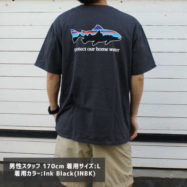 新品 パタゴニア Patagonia Ms Home Water Trout Organic Tee ホーム ...