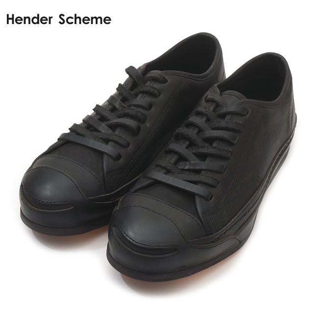 【数量限定特別価格】 新品 エンダースキーマ Hender Scheme manual industrial products 23 レザーシューズ スニーカー BLACK ブラック