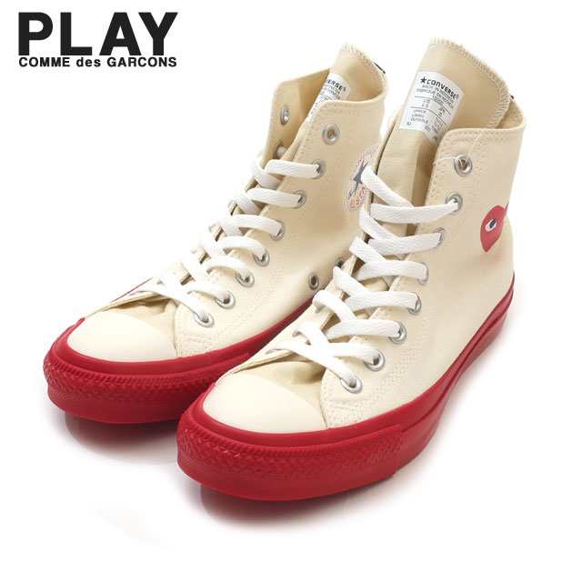 新品コム・デ・ギャルソンplay×converseスニーカー