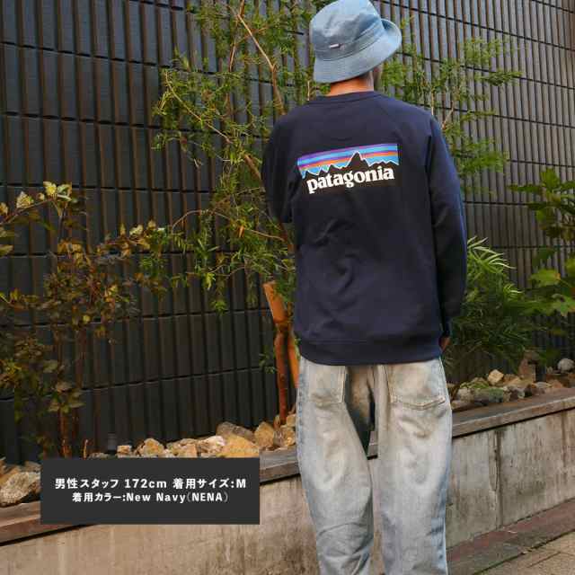 新品 パタゴニア Patagonia M's P-6 Logo Organic Crew Sweatshirt P-6