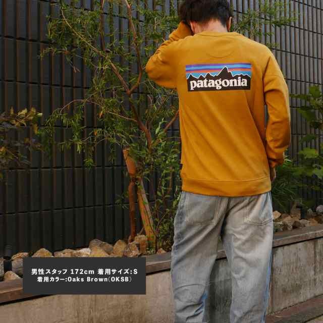 新品 パタゴニア Patagonia M's P-6 Logo Organic Crew Sweatshirt P-6