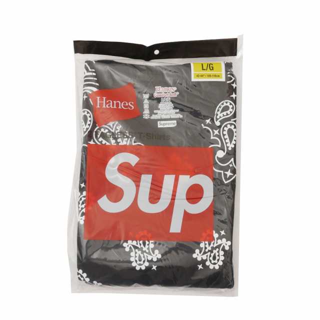 新品 シュプリーム SUPREME x ヘインズ Hanes Bandana Tagless Tee 2 ...