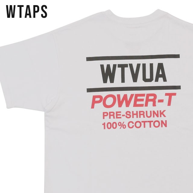 までの】 wtaps WTVUA Tシャツ 白 L bWxgz-m50383327302 カットソー
