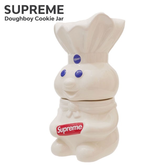 新品 シュプリーム SUPREME Doughboy Cookie Jar クッキージャー WHITE