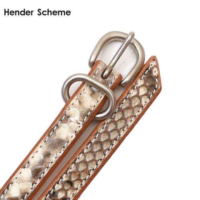 新品 エンダースキーマ Hender Scheme Python Tail Belt パイソン