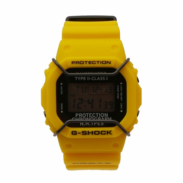 新品 エヌハリウッド N.HOOLYWOOD x カシオ CASIO G-SHOCK ジーショック DW-5600NH22-9JR 腕時計  YELLOW イエロー 黄色 グッズ｜au PAY マーケット