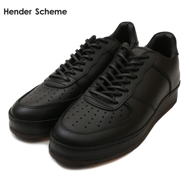 【数量限定特別価格】 新品 エンダースキーマ Hender Scheme manual industrial products 22 レザーシューズ スニーカー BLACK ブラック