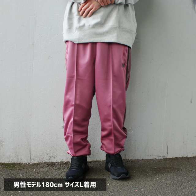 needles 2022AW トラックパンツ 黒×ピンク ヒザデル - 服/ファッション
